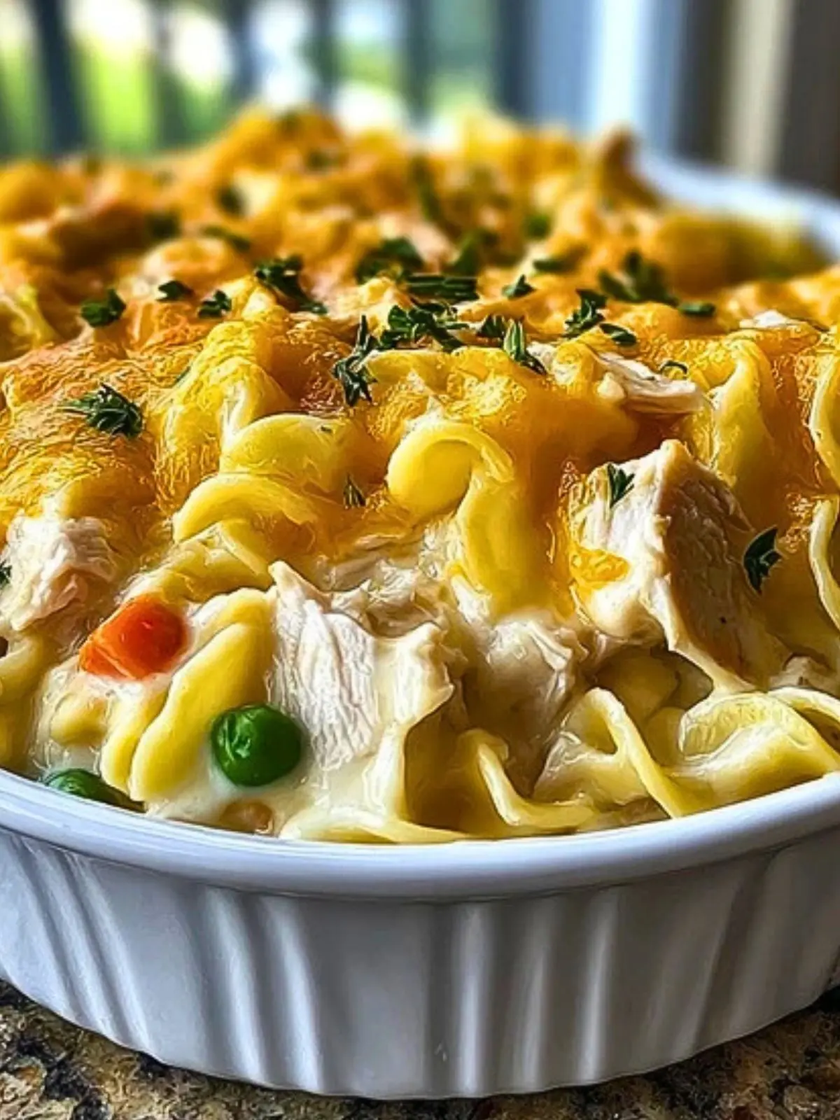 Creamy Million Dollar Chicken Noodle Casserole (1)