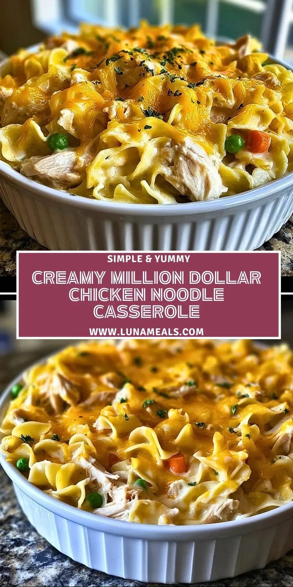 Creamy Million Dollar Chicken Noodle Casserole (2)
