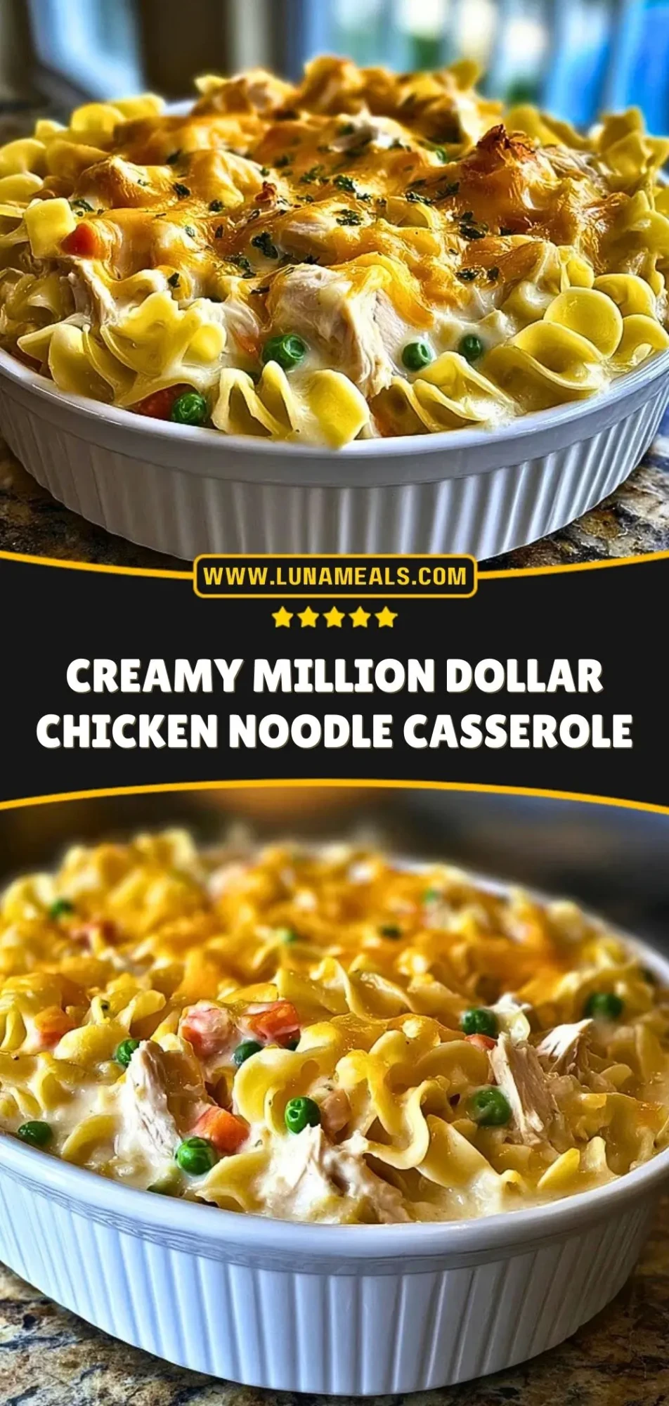 Creamy Million Dollar Chicken Noodle Casserole (3)