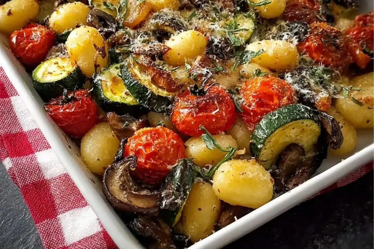 Crispy Roasted Vegetables With Gnocchi