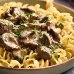 Quick Instant Pot Beef Stroganoff