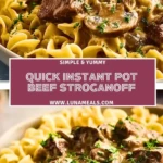 Quick Instant Pot Beef Stroganoff (2)