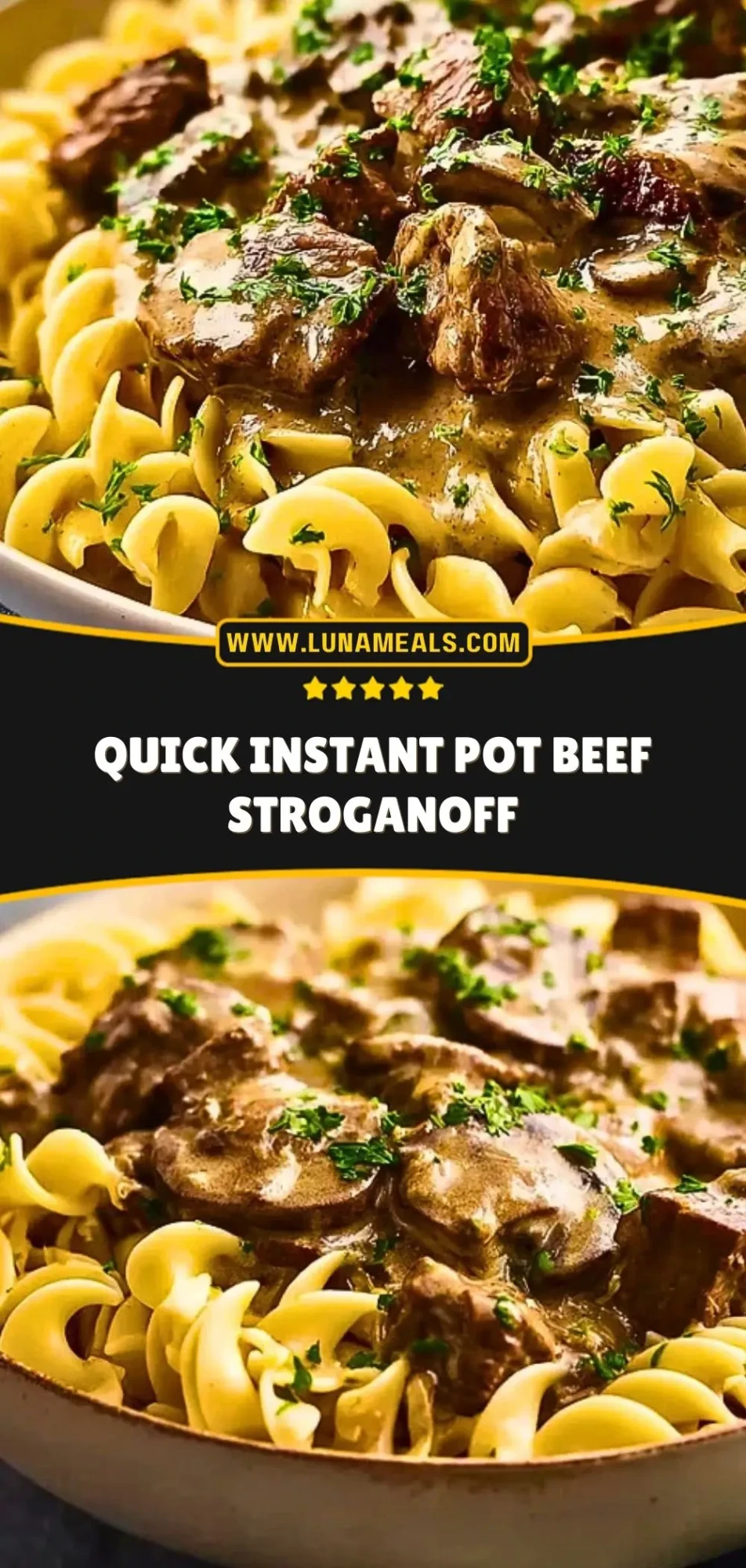 Quick Instant Pot Beef Stroganoff (3)
