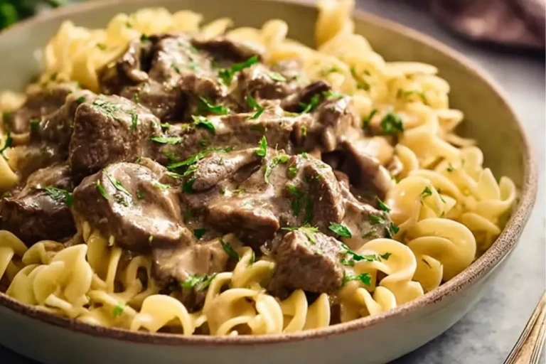 Quick Instant Pot Beef Stroganoff
