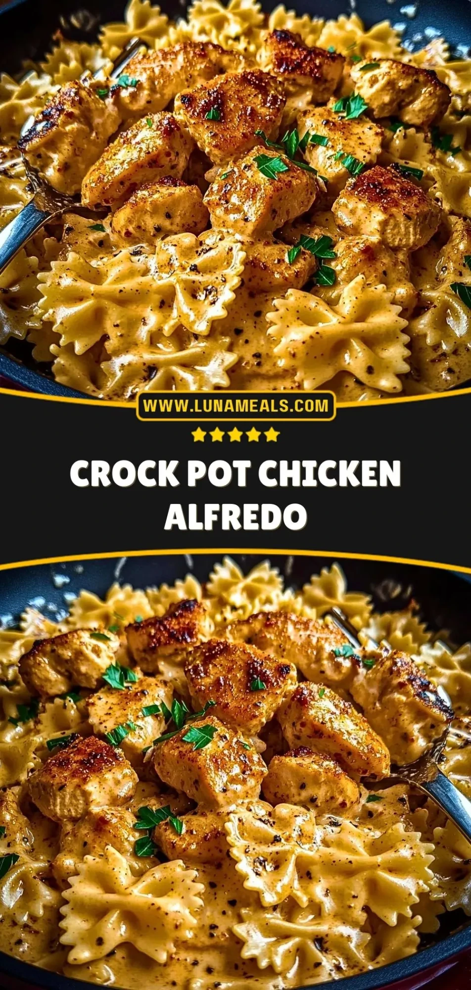 Crock Pot Chicken Alfredo (3)