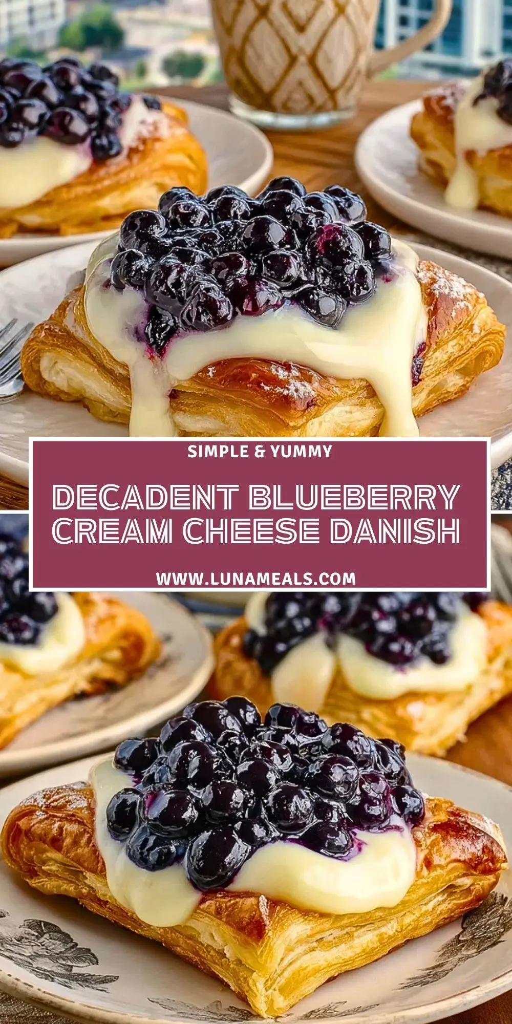 Decadent Blueberry Cream Cheese Danish (2)
