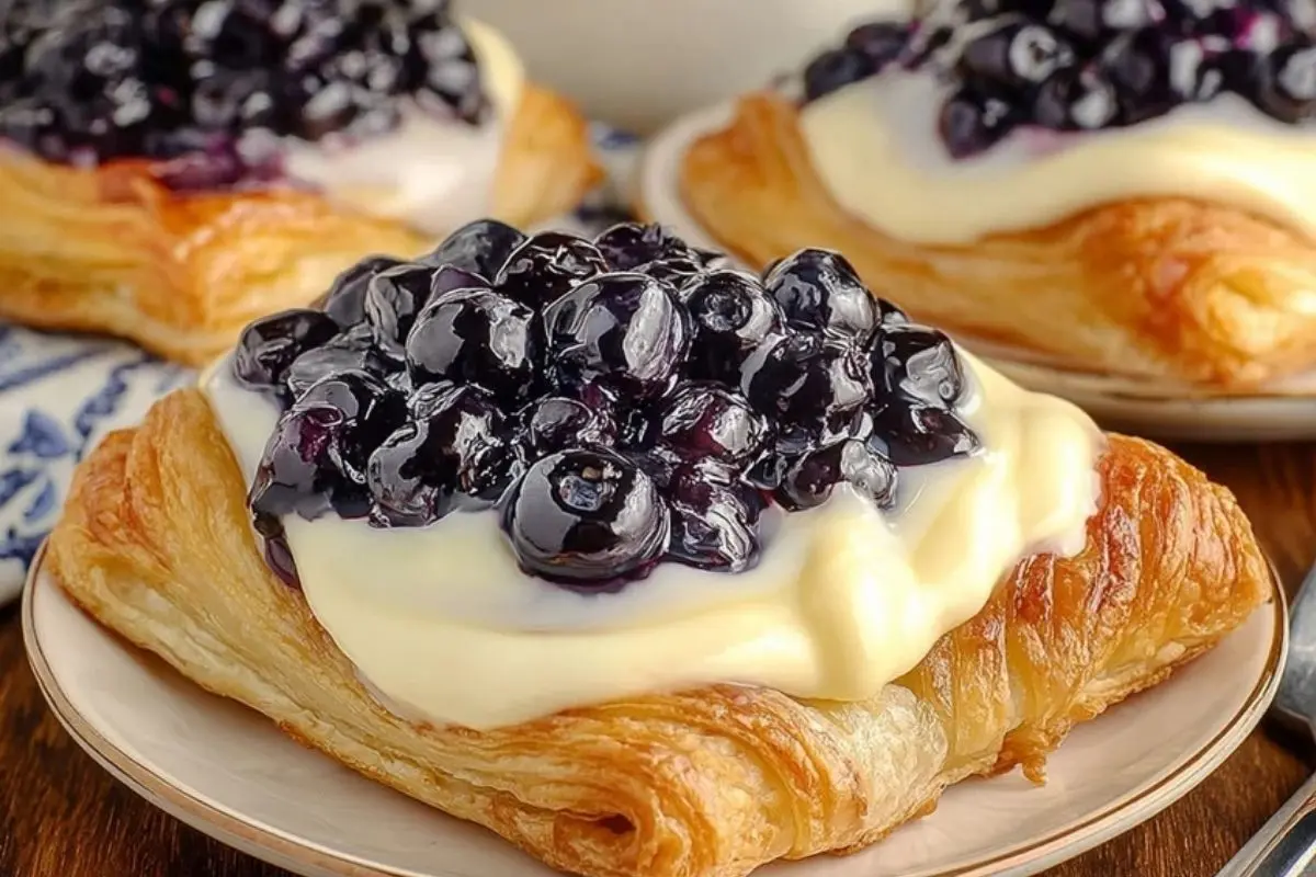 Decadent Blueberry Cream Cheese Danish