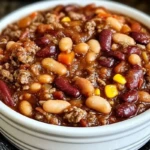 Hearty Slow Cooker Cowboy Beans