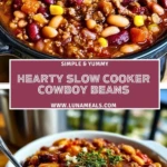 Hearty Slow Cooker Cowboy Beans (2)