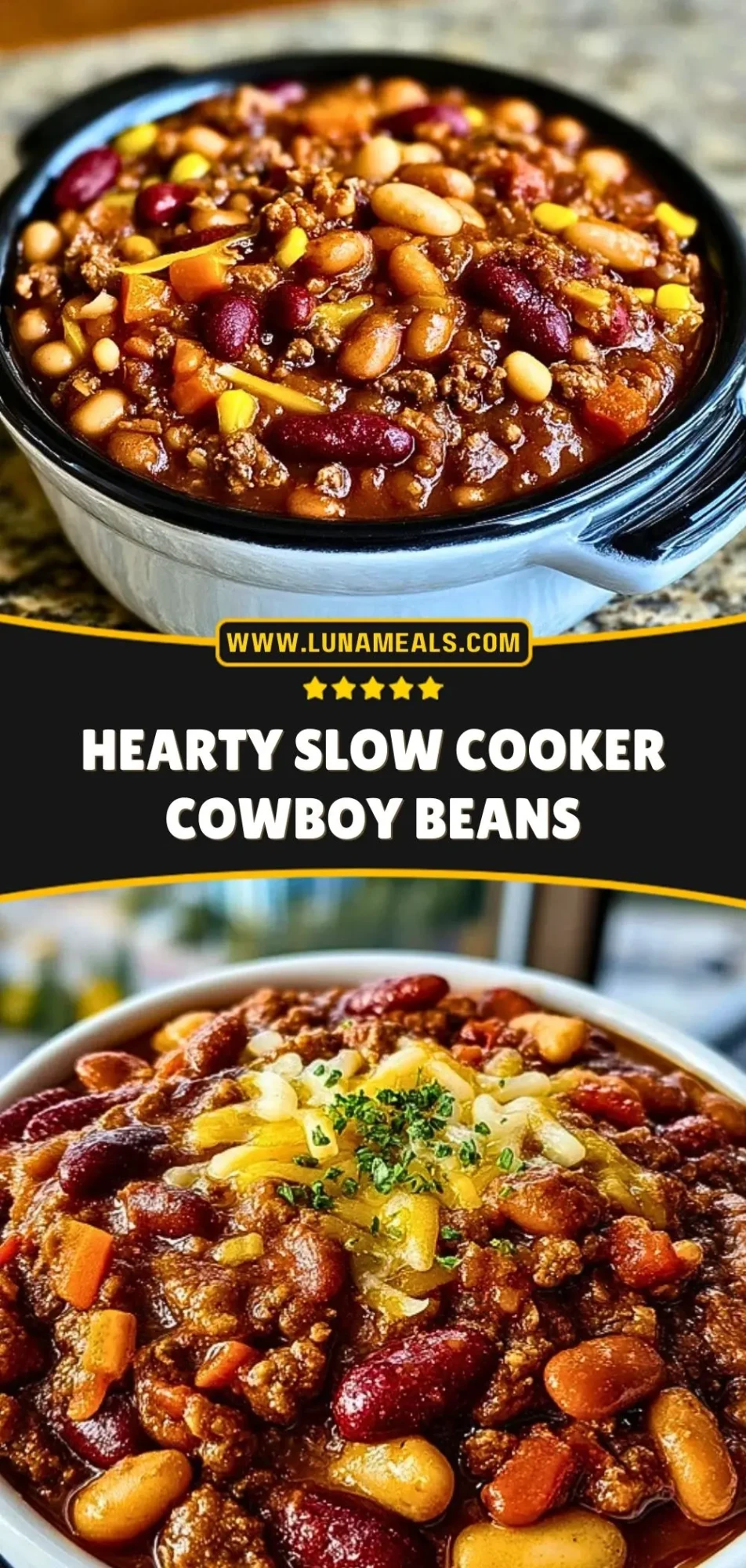 Hearty Slow Cooker Cowboy Beans (3)