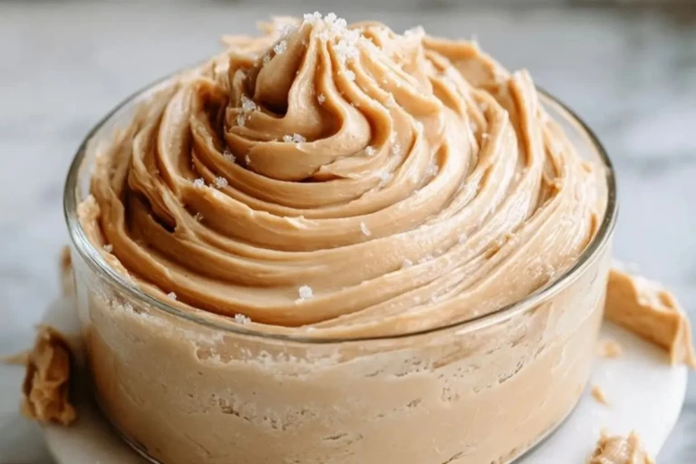 Salted Caramel Buttercream Frosting