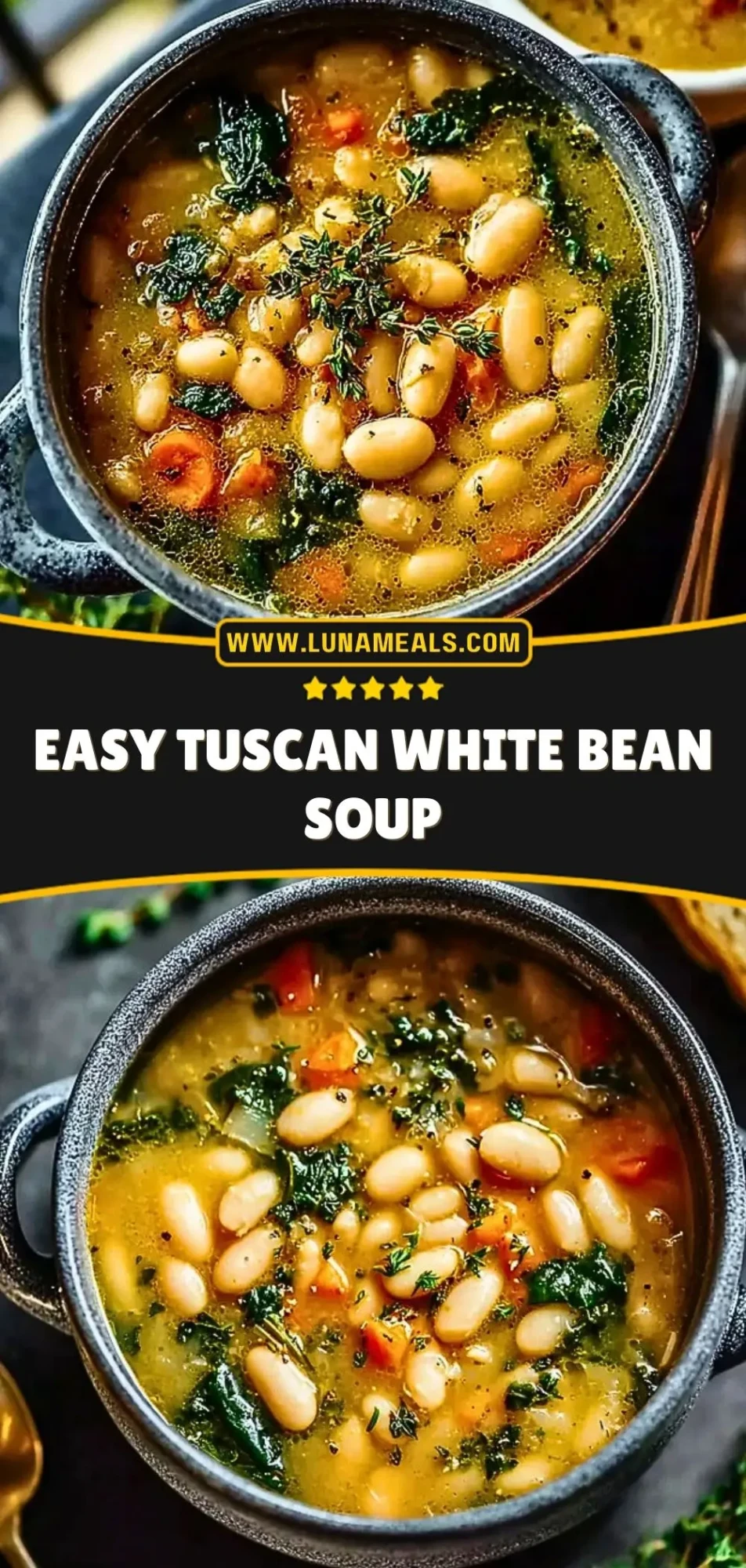 Easy Tuscan White Bean Soup (3)