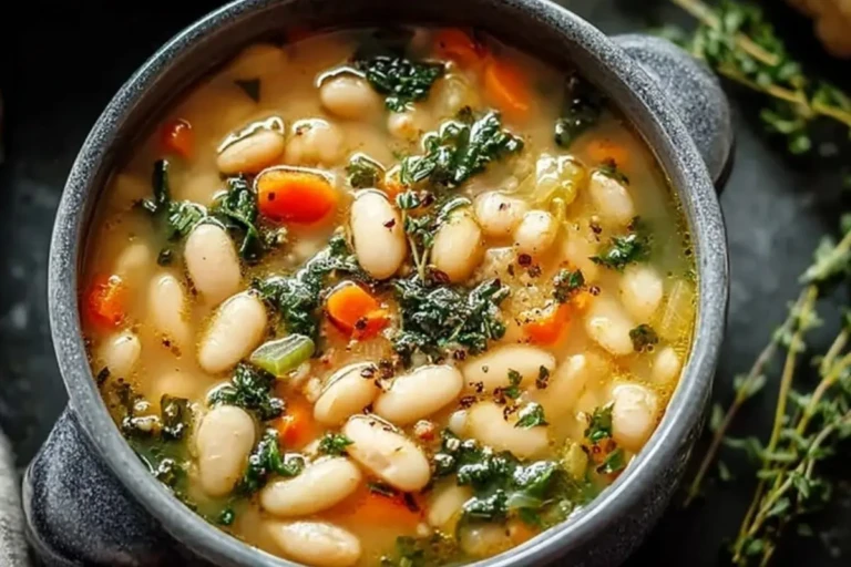 Easy Tuscan White Bean Soup