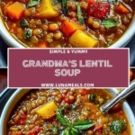 Grandma's Lentil Soup (2)