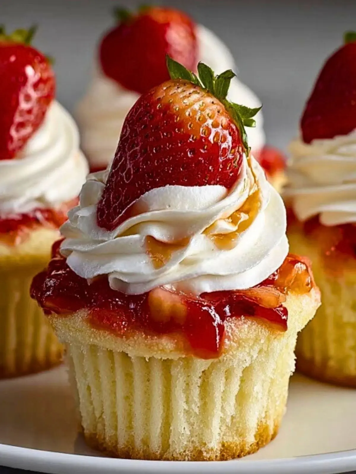 Irresistible Strawberry Shortcake Cupcakes (1)