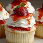 Irresistible Strawberry Shortcake Cupcakes