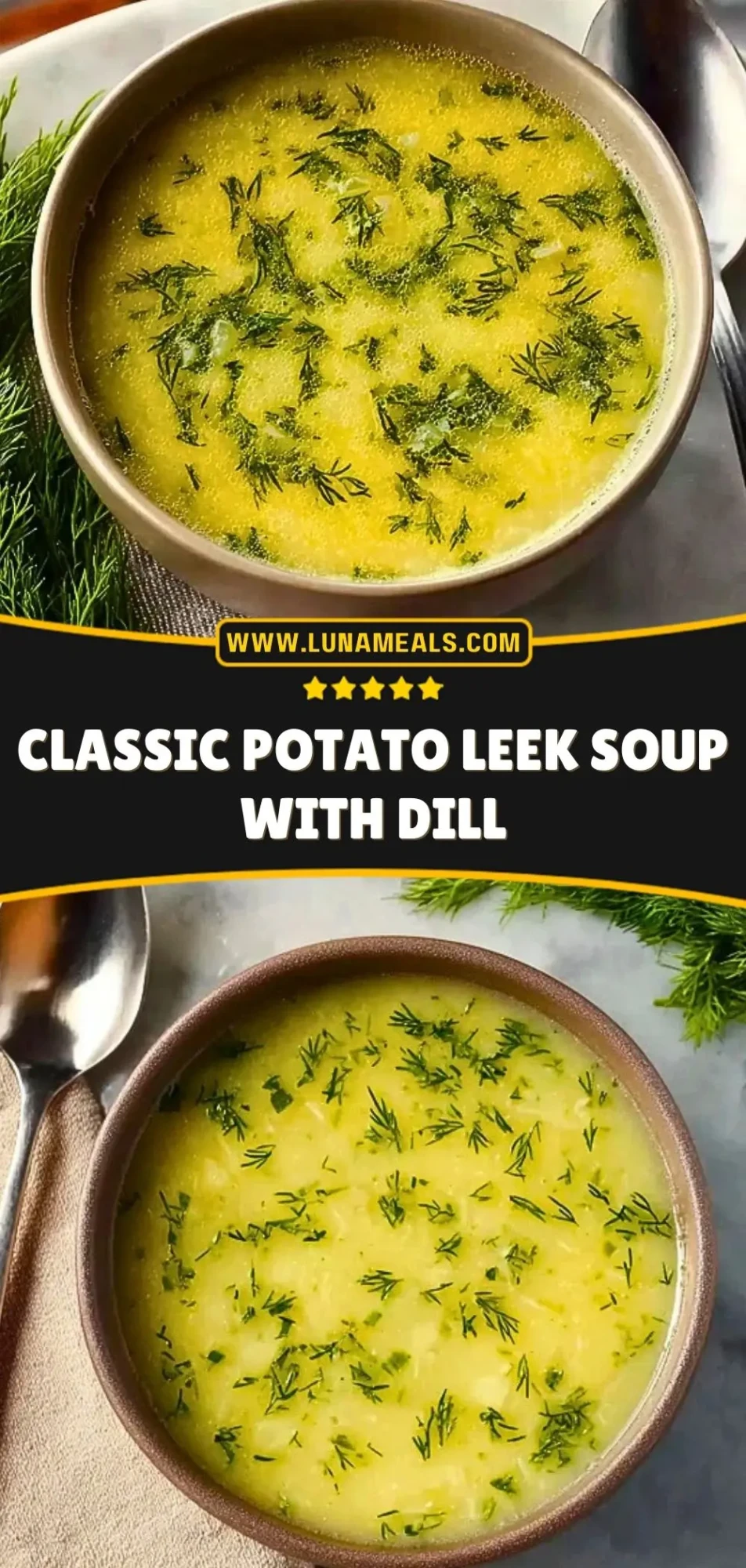 Classic Potato Leek Soup With Dill (3)