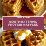 Mouthwatering Protein Waffles (2)