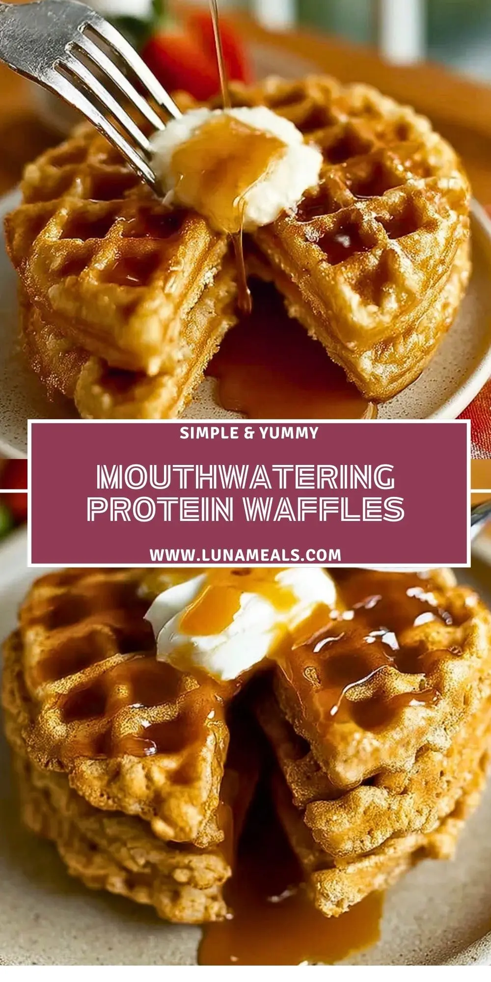 Mouthwatering Protein Waffles (2)