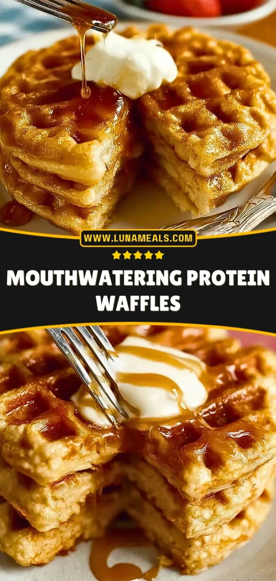 Mouthwatering Protein Waffles (3)
