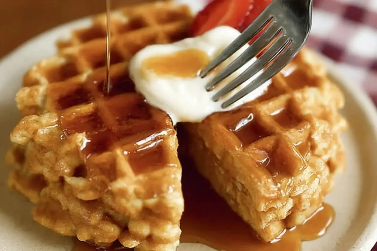 Mouthwatering Protein Waffles