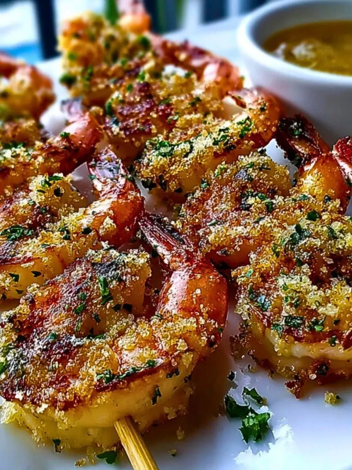 Garlic Parmesan Shrimp Skewers (1)