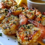 Garlic Parmesan Shrimp Skewers
