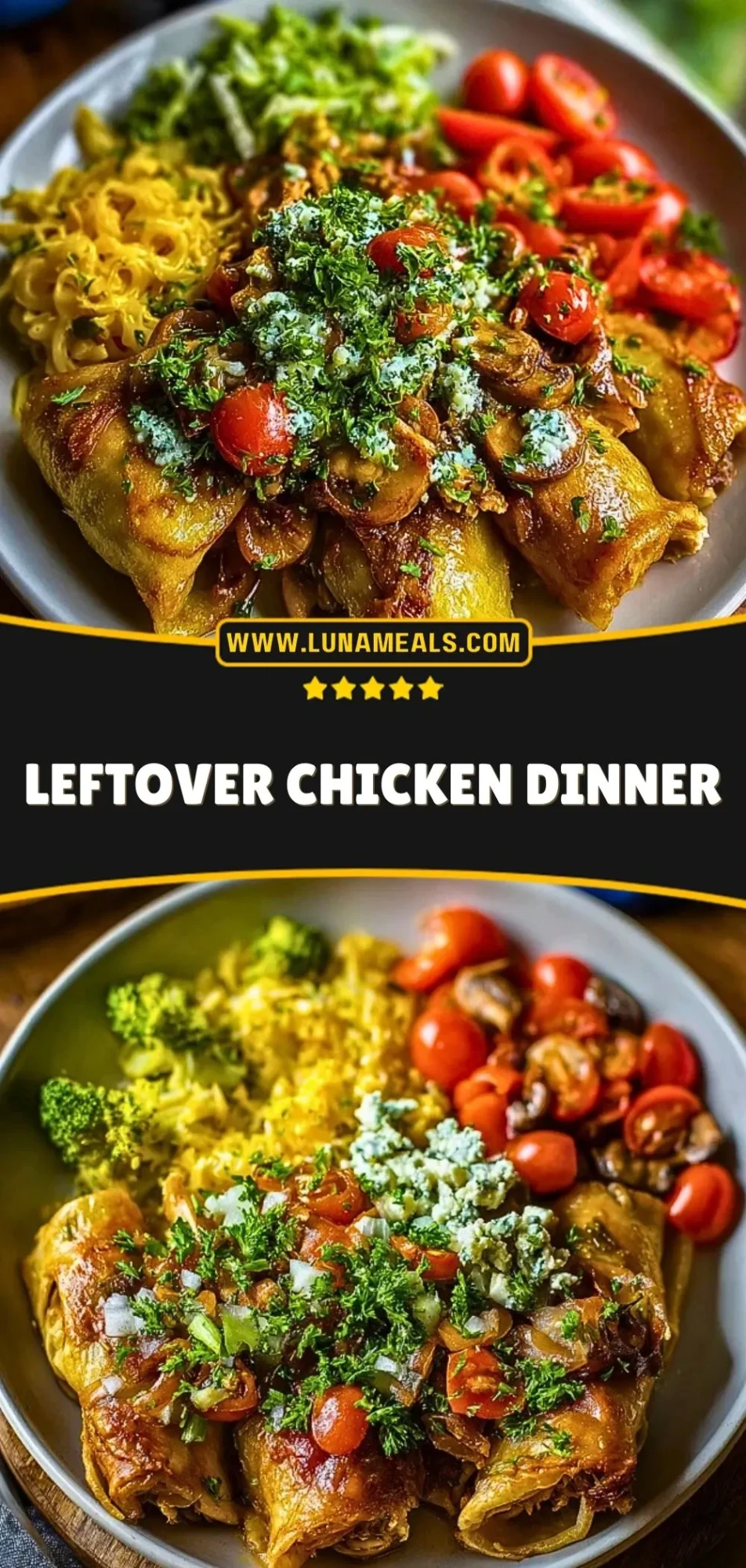 Leftover Chicken Dinner (3)