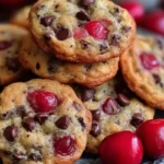 Maraschino Cherry Chocolate Chip Cookies