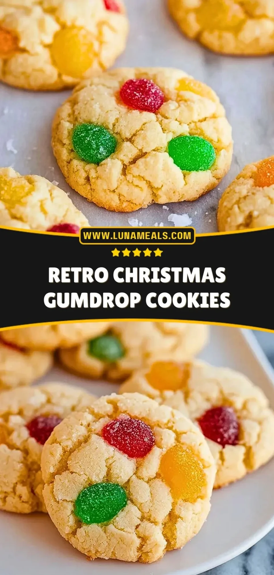 Retro Christmas Gumdrop Cookies (3)