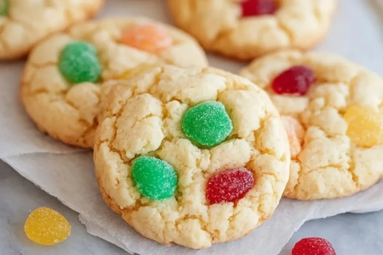 Retro Christmas Gumdrop Cookies