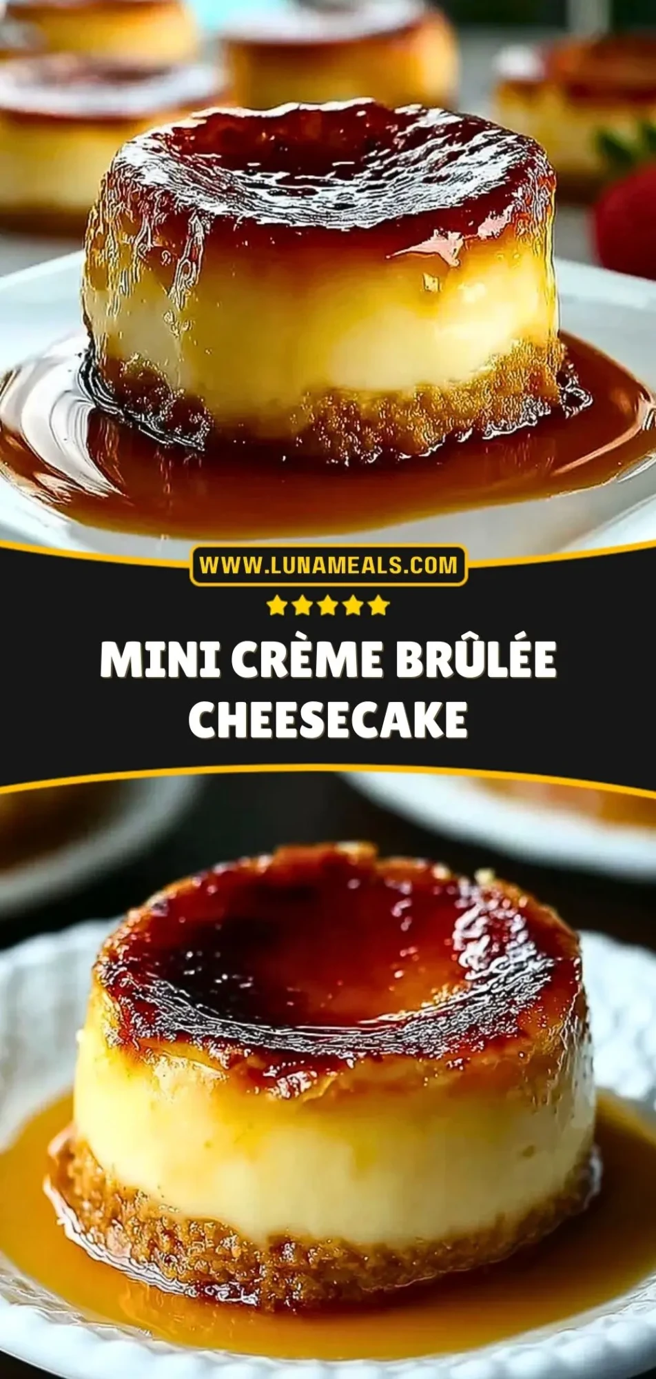 Mini Crème Brûlée Cheesecake (3)