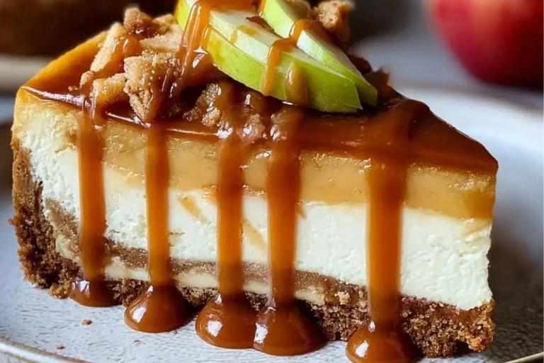 Caramel Apple Cheesecake