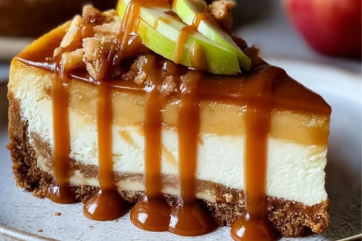Caramel Apple Cheesecake