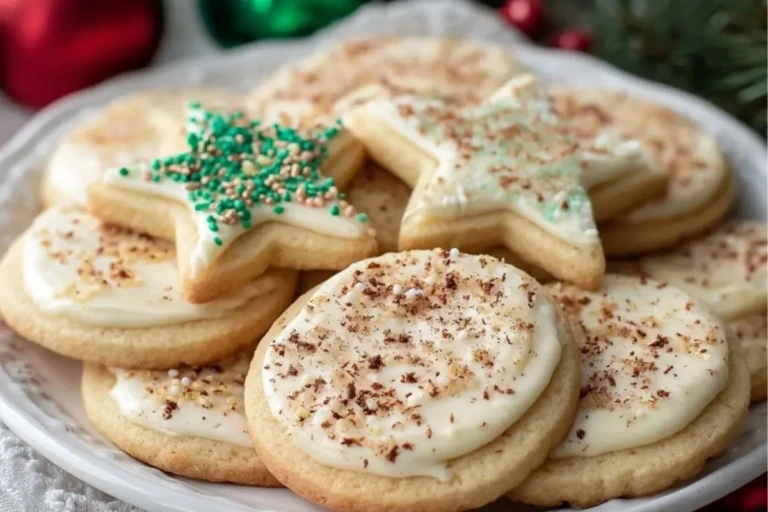 Christmas Eggnog Sugar Cookies