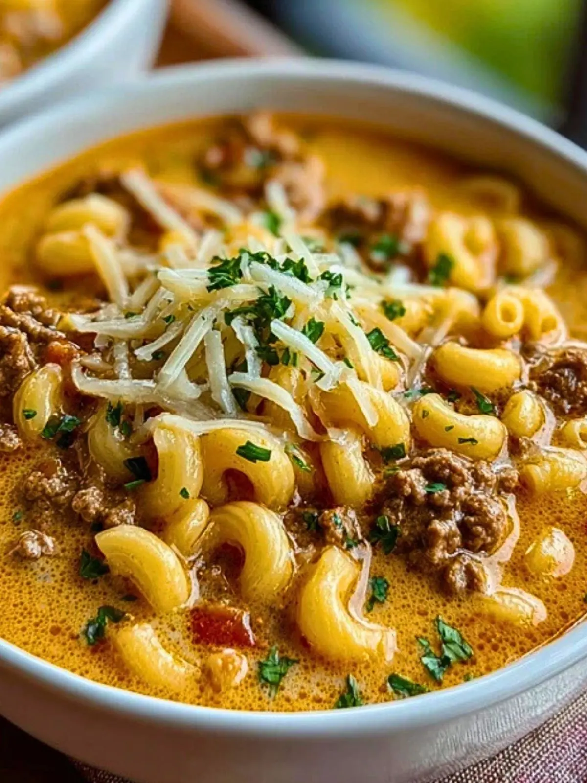 One-Pot Macaroni Cheeseburger Soup (1)