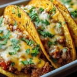 Oven Baked Cheesy Tacos