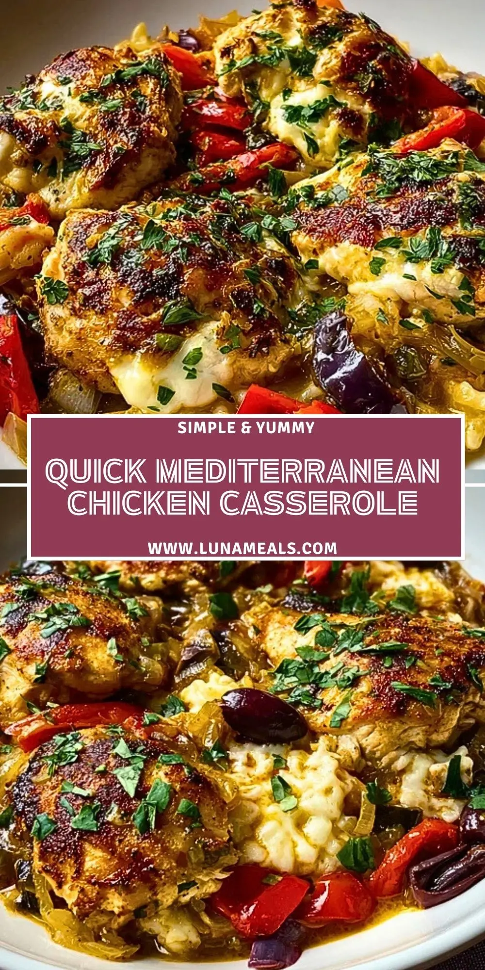 Quick Mediterranean Chicken Casserole (2)