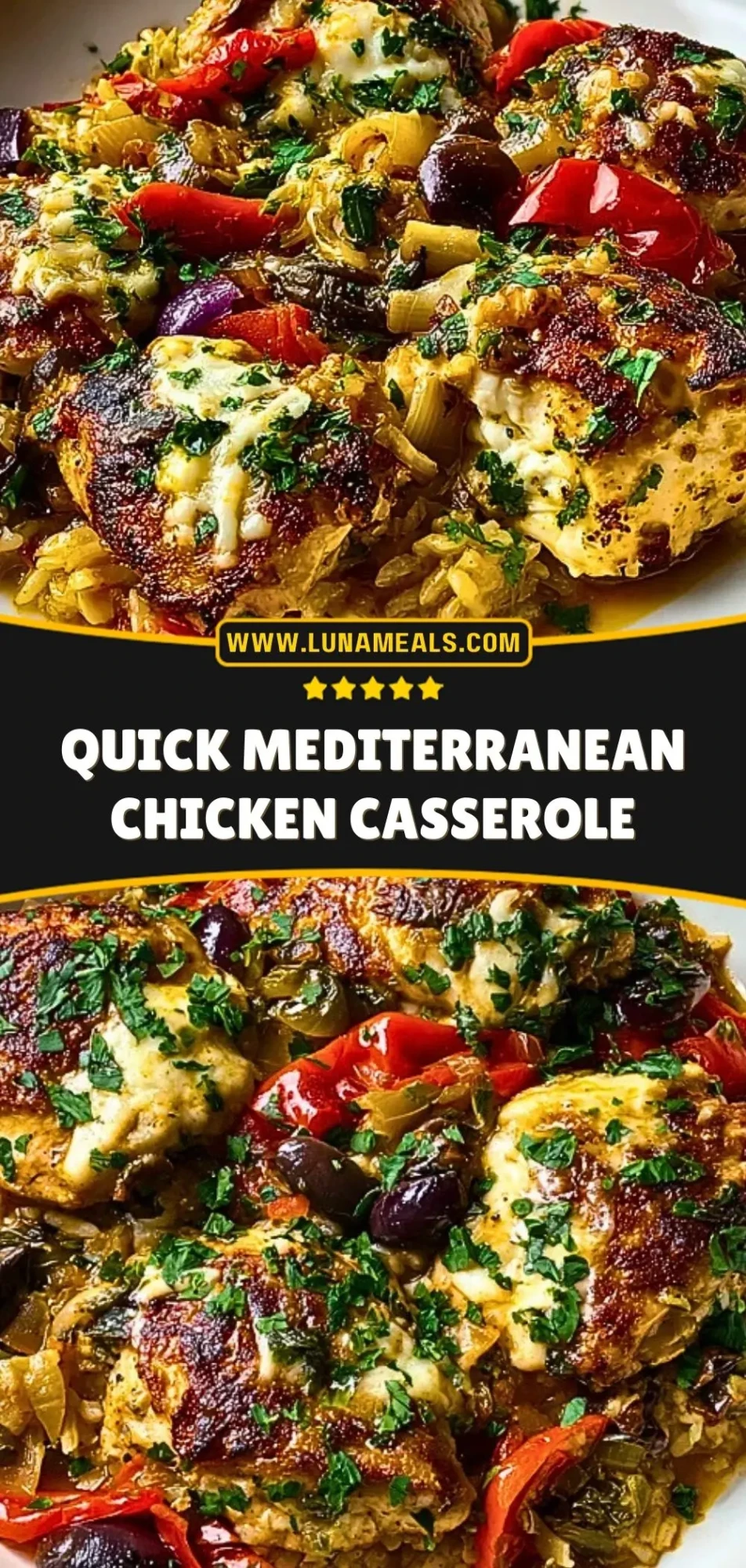 Quick Mediterranean Chicken Casserole (3)