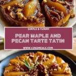 Pear Maple And Pecan Tarte Tatin (2)