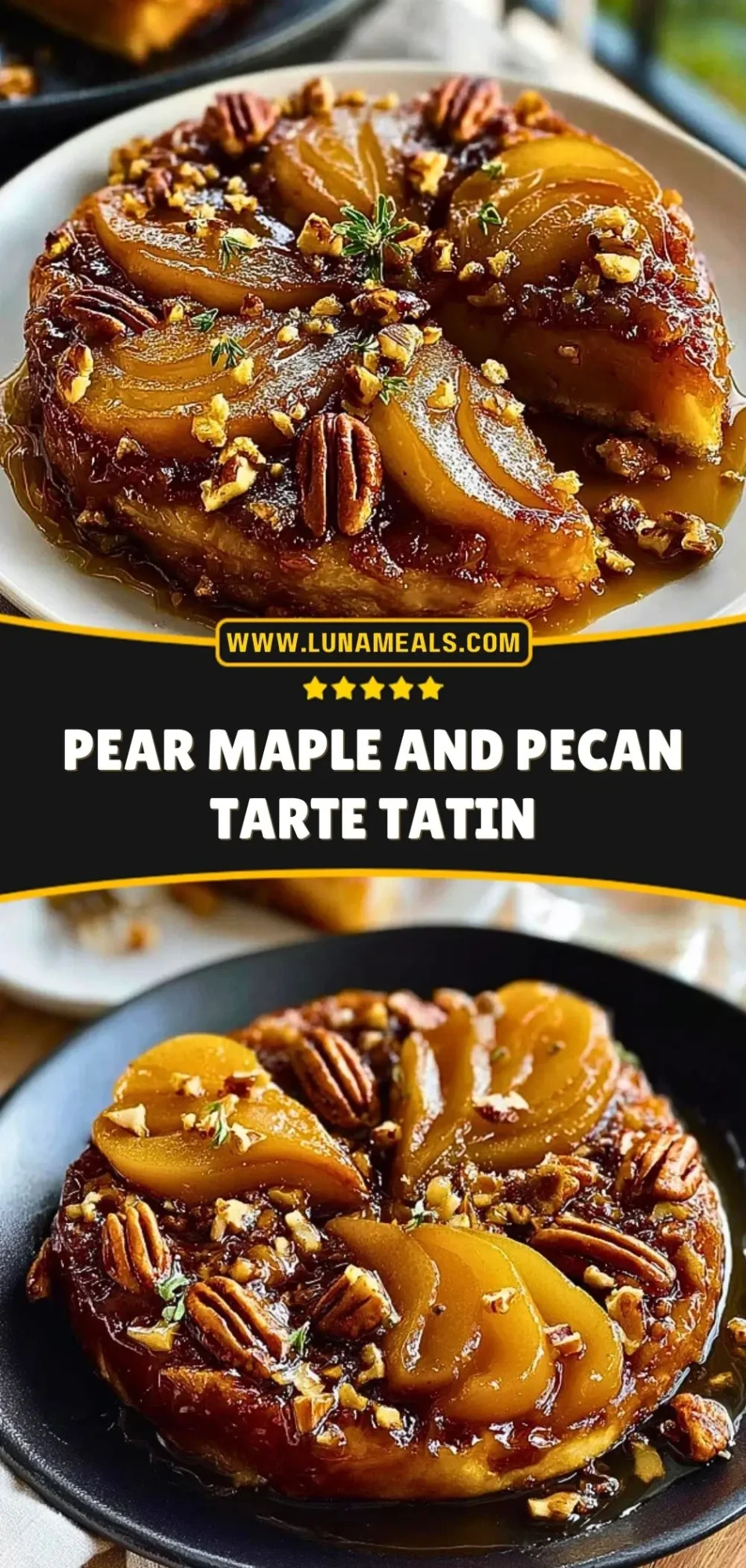 Pear Maple And Pecan Tarte Tatin (3)