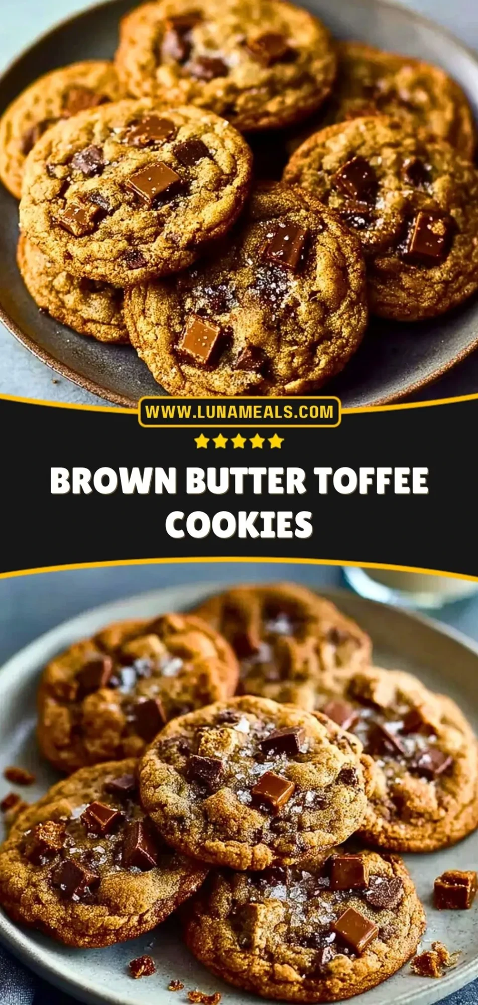 Brown Butter Toffee Cookies (3)