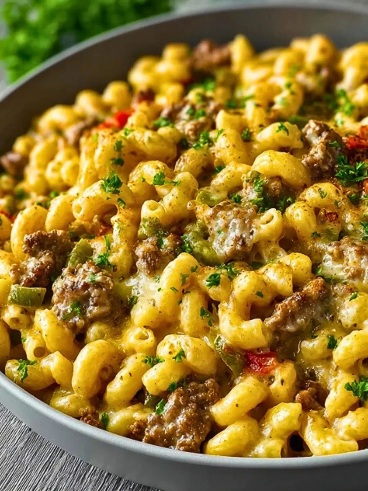 Philly Cheesesteak Pasta (1)