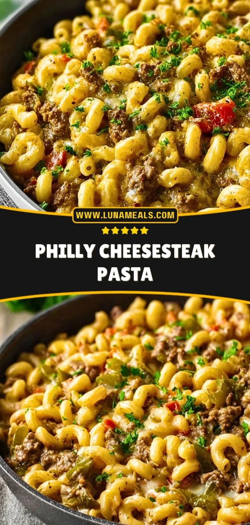 Philly Cheesesteak Pasta (3)