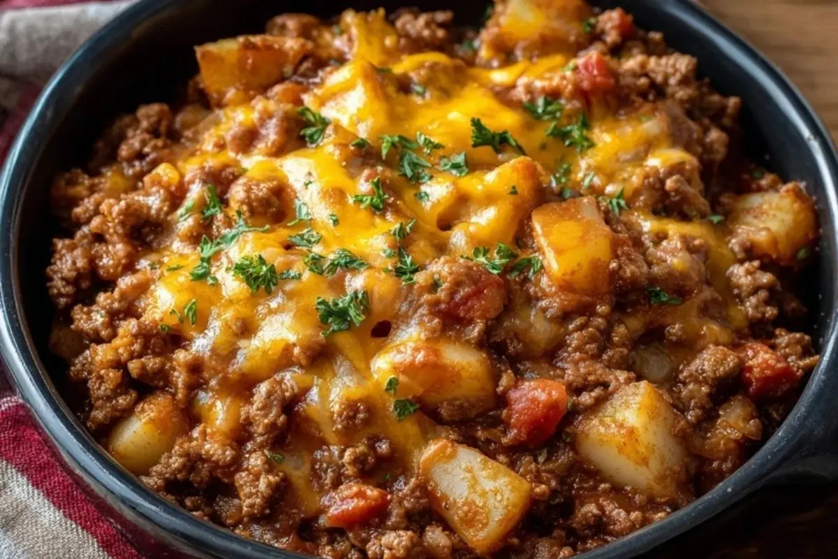 Slow Cooker Cowboy Casserole