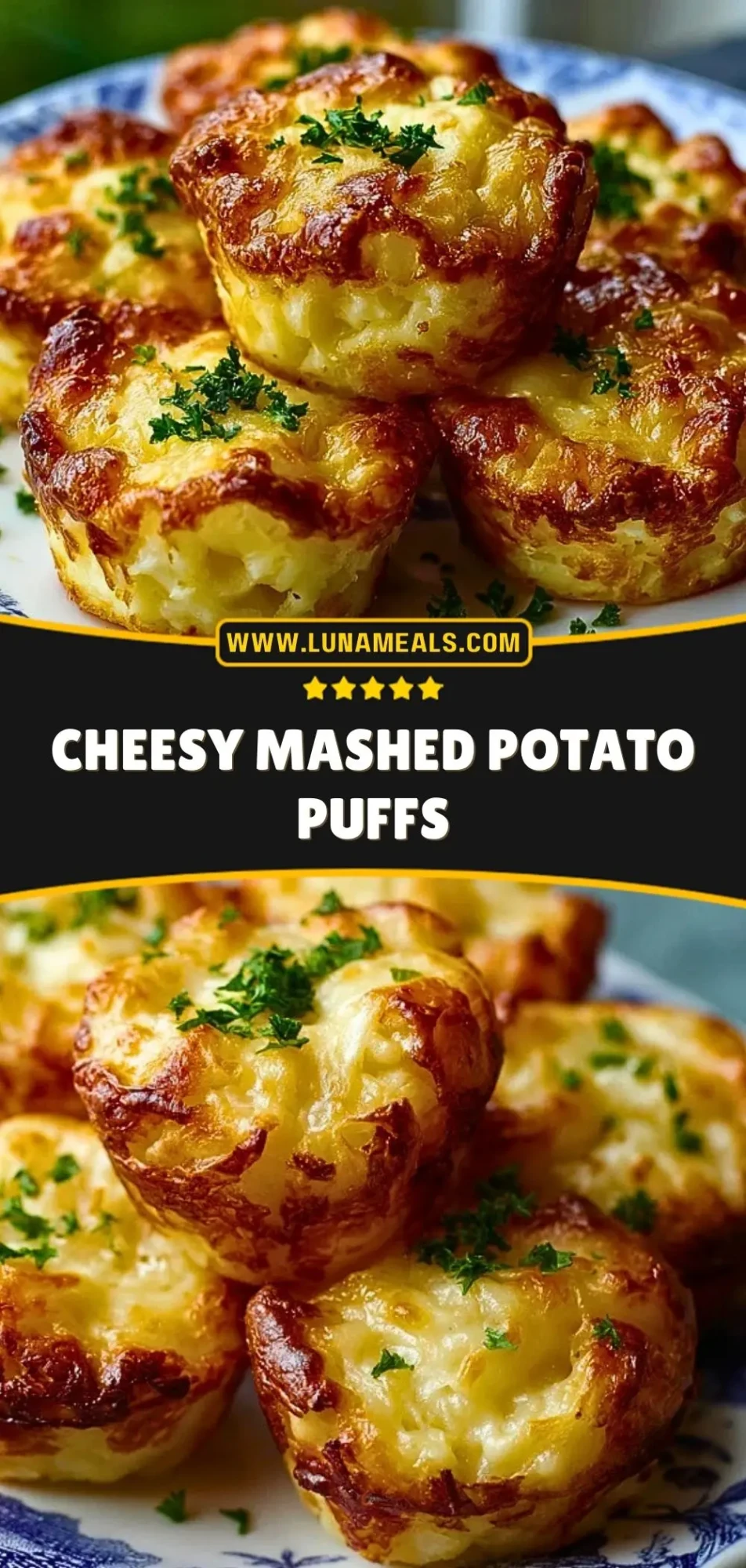 Cheesy Mashed Potato Puffs (3)