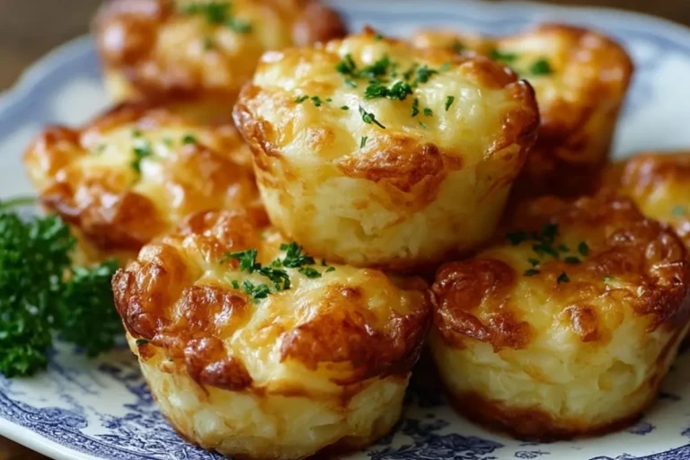 Cheesy Mashed Potato Puffs