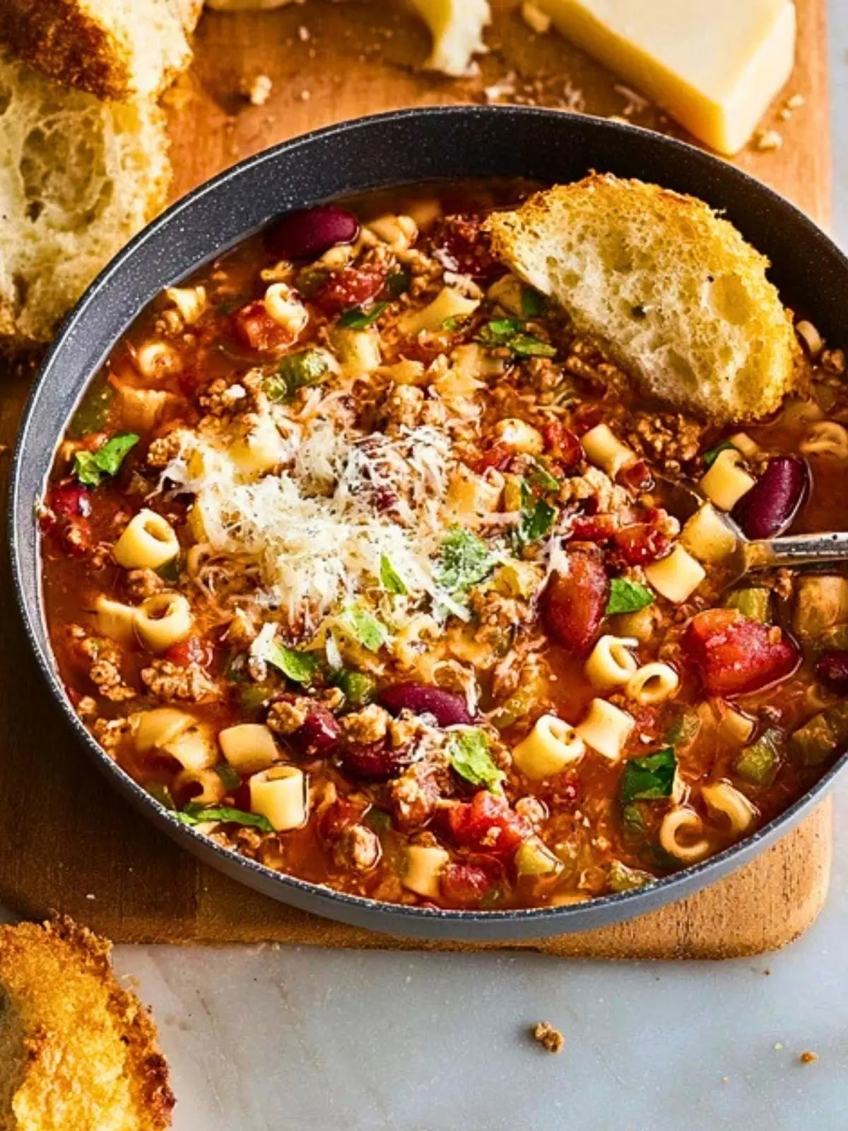 Crockpot Olive Garden Pasta Fagioli (1)