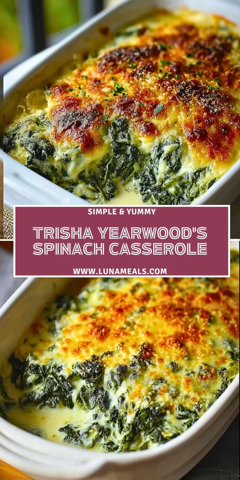 Trisha Yearwood's Spinach Casserole (2)