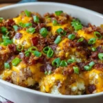 Cheesy Mississippi Mud Potatoes